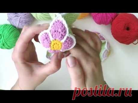 Вязаная игрушка головоломка | Crochet Flower Puzzle Ball - YouTube