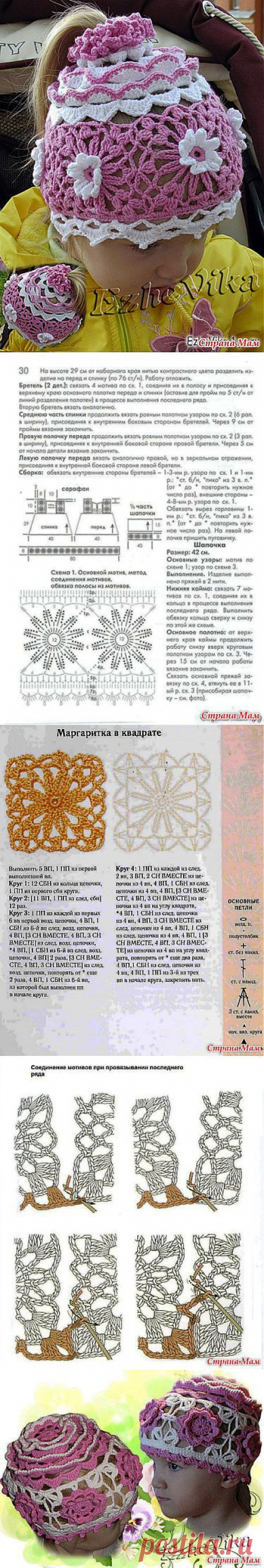 Маргаритка: Дневник группы &quot;Вяжем вместе он-лайн&quot; - Страна Мам
