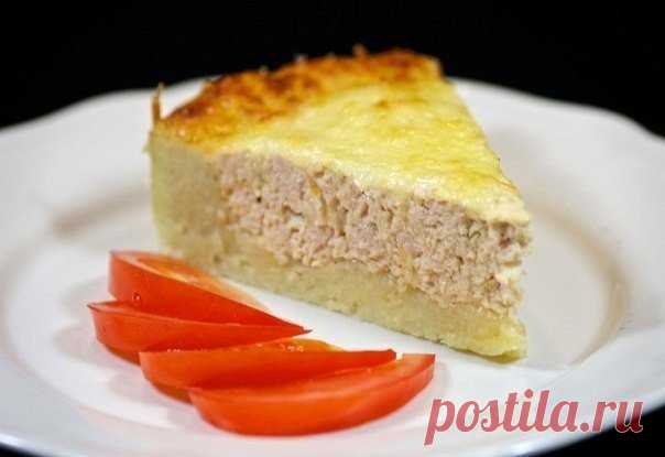 Картофельная запеканка с фаршем из индейки | Школа вкуса - вкусные кулинарные рецепты
