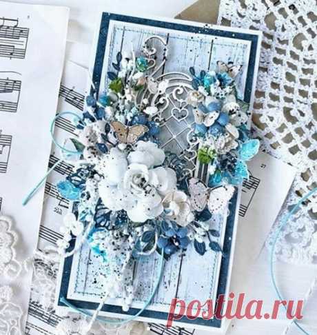 Анна @volshebnyestranitsy

#вдохновение@scrapcvet
#открыткаручнойработы #чипборд #кружево #скрапбумага #цветыручнойработы #скрап