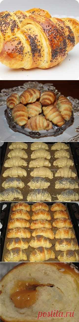 Рогалики на кефире.