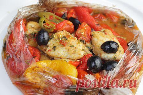 Рецепты от Елены Чекаловой - Белая рыба по–мароккански «в папильотках», Счастье Есть, готовим с Еленой Чекаловой, Кулинарные рецепты передачи Доброе Утро на Первом Канале.