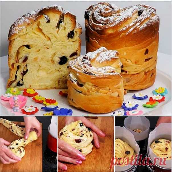 Шикарные Красавцы Куличи -Краффины: тоненькие сливочные слои дрожжевого теста с изюмом, клюквой и курагой, закрученные в красивую розочку с сахарной шапочкой сверху! Блаженство! 

Ингредиенты: 
Тесто: 
Мука — 460 г 
Прочитать продолжение...