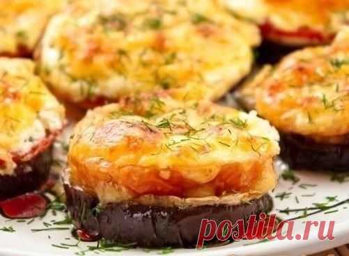 Баклажаны, запеченные с помидорами и г / Удивительная еда!