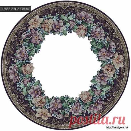 рамочки для тарелок / Картинки для декупажа / PassionForum - мастер-классы по рукоделию