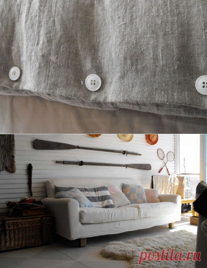 Льняная ткань в интерьере: достоинства, только достоинства — Мой дом