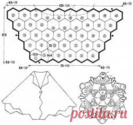 Накидка Золотая осень