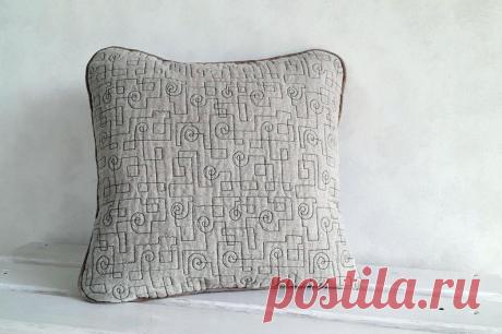 Decorative Linen Pillowcase 17x17 Pure Stonewashed | Etsy