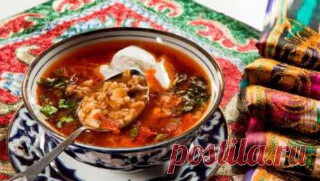 Восточная шурпа с курицей с добавлением пряных специй: рецепт