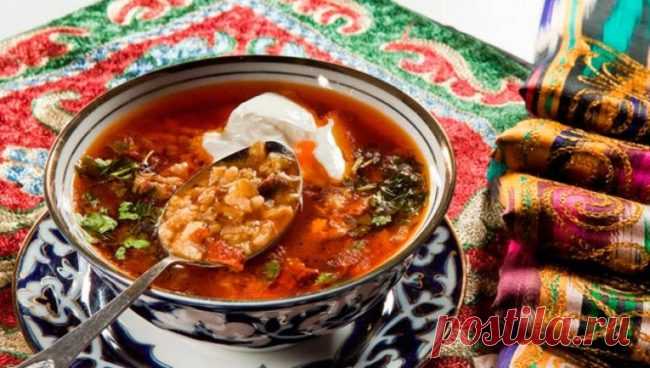 Восточная шурпа с курицей с добавлением пряных специй: рецепт