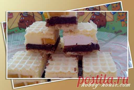 Обалденный торт из зефира без выпечки с печеньем и мармеладом