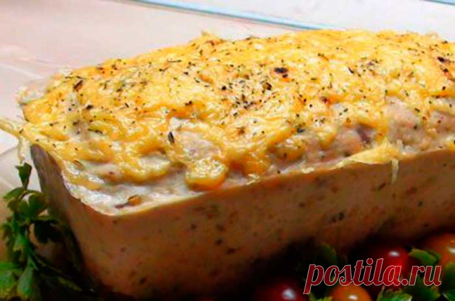 Куриный рулет с орешками под тертым сыром — Recept-Fresh