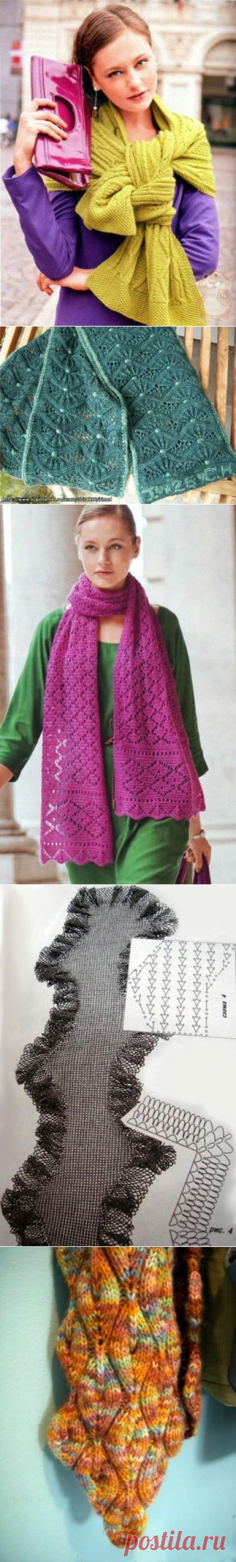 МАСТЕР-КЛАСС ПО ВЯЗАНИЮ ШАРФОВ.