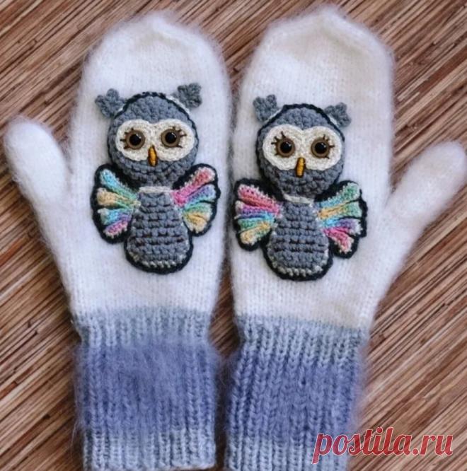 Связать варежки детские с рисунком (ФОТО) - detskieru.ru