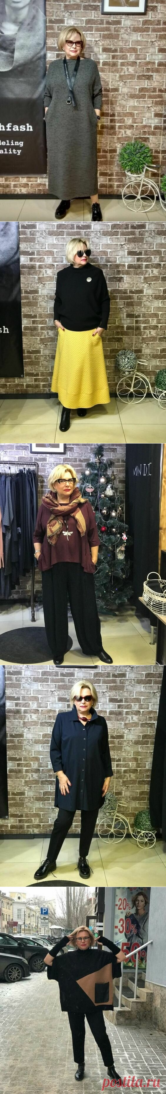 Стильные образы для женщины 60+