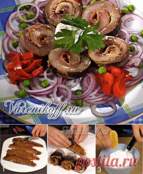 Сельдь по-венгерски ( подробный рецепт приготовления ).