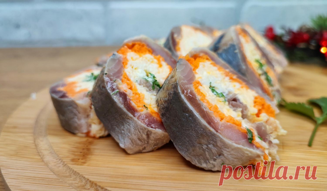 Рольмопсы из сельди: очень вкусные и всегда первыми съедаются на праздничном столе | Карамелька... Остановится на одном кусочке такой закуски просто невозможно, еще вкуснее и ароматнее получается если селедка домашнего посола...