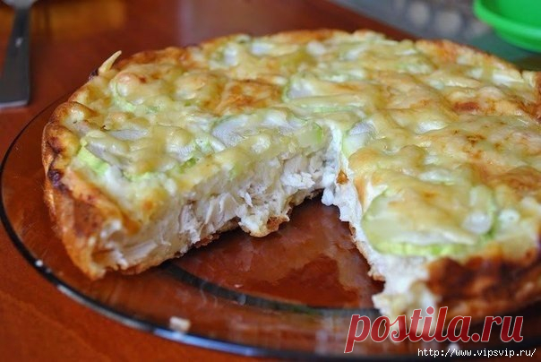 Лёгкий куриный пирог
