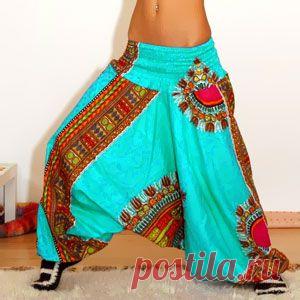 Шьем к лету шаровары, выкройка ниже. | Эта статья о том, как сшить летние шаровары. Начинаем!