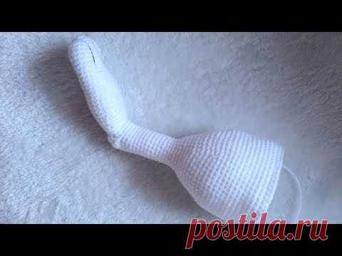 Rabbit crochet tutorial / part of legs