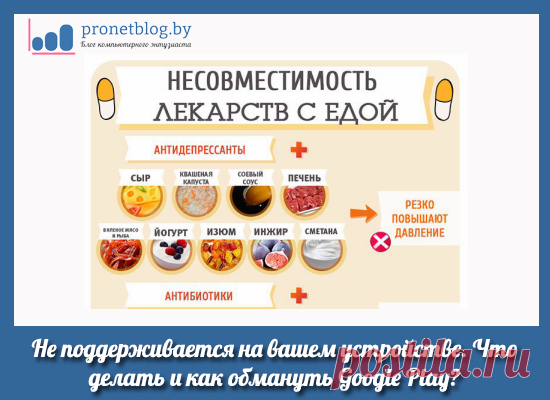 Не поддерживается на вашем устройстве | Ошибка Google Play