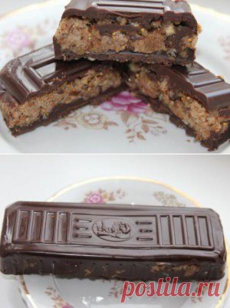 Как сделать домашние шоколадные конфеты - батончики &quot;Искушение&quot;