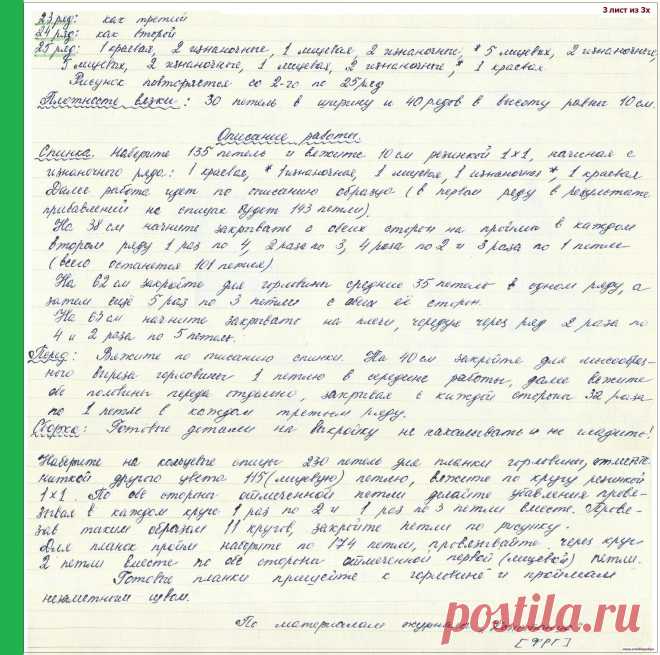 Мужская безрукавка - 3лист из 3х