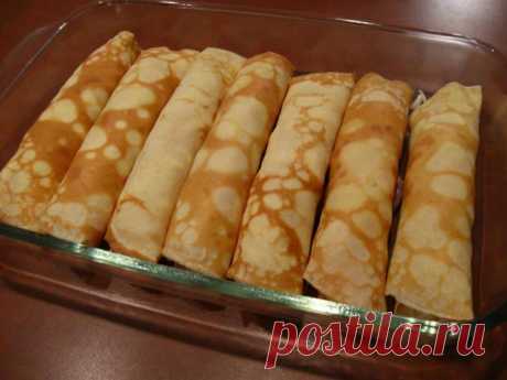 Der beste Teig für Pfannkuchen Zutaten 120 g Mehl 300 ml Milch 1/2 TL Puderzucker 1 EL Öl 1 EiZubereitung Milch in eine Schüssel geben und einen Schneebesen bereitstellen. Anschließend die anderen Zutaten dazugeben: erst Öl, dann ein Ei und Mehl. Gut umrühren.Den Teig am besten am Vortag vorbereiten, über Nacht kalt stellen und früh die Pfannkuchen machen.Aber falls nicht, macht das nichts, denn mit dem Teig kann auch sofort gearbeitet werden.Die Pfannkuchen in einer Pfann...