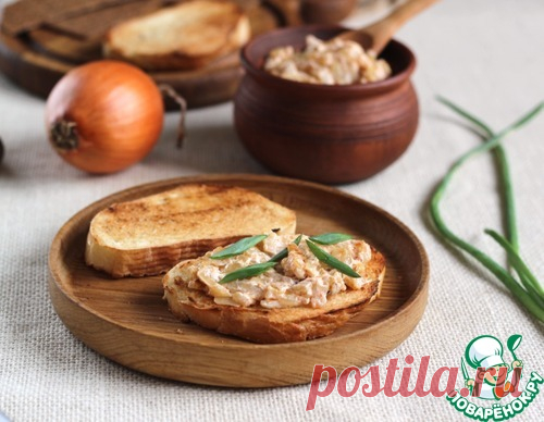 Луковая закуска-намазка – кулинарный рецепт