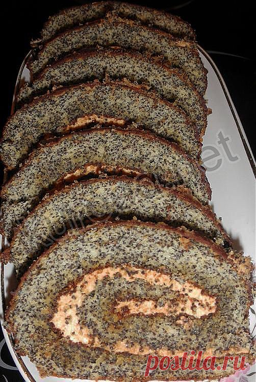 Маковый рулет со сгущенкой - zaripowa.aniuta — я.ру