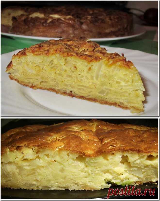 быстрый пирог с капустой.