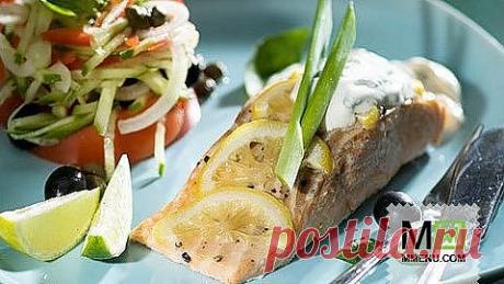 Филе форели с соусом из базилика - кулинарный рецепт. Миллион Меню