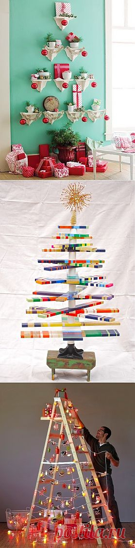 Деревья не из леса / Новогодний интерьер / Модный сайт о стильной переделке одежды и интерьера