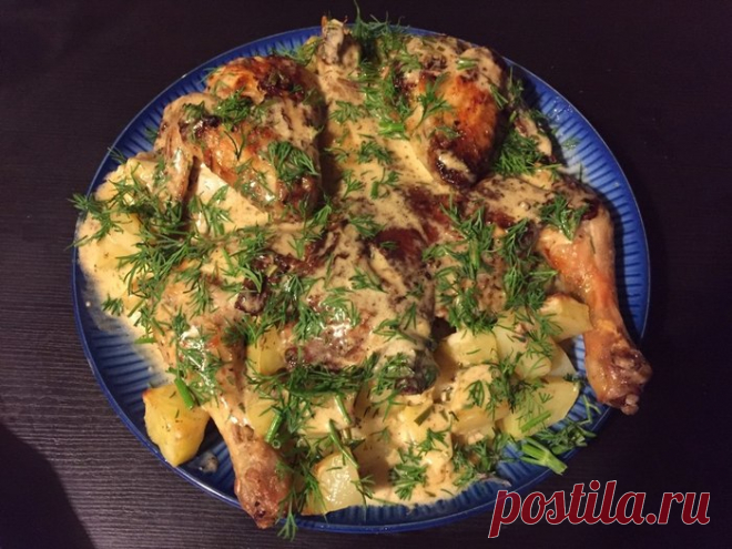 Умопомрачительная курица с маскарпоне