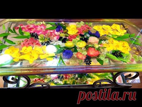 Стол из Эпоксидной смолы своими руками. Лучший подарок своими руками.