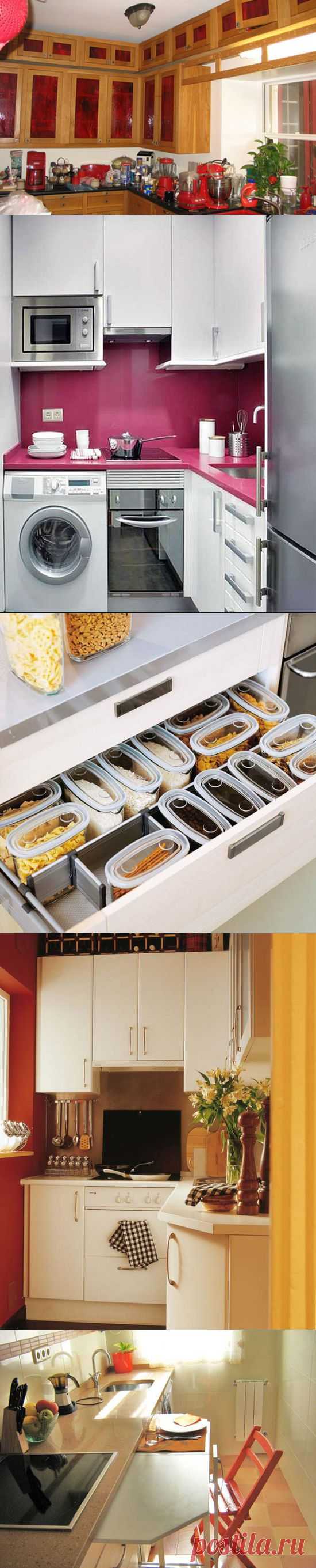 Скрытые возможности хранения на маленькой кухне - Роскошь и уют