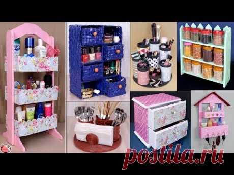 12 DIY Home And Kitchen Organization Ideas || Room Organization Ideas - YouTube