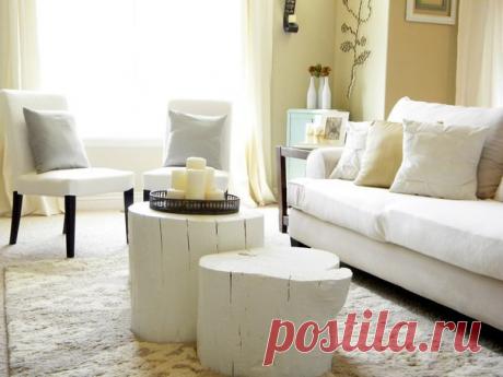 Пни в интерьере