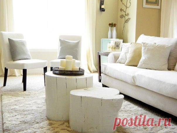 Пни в интерьере