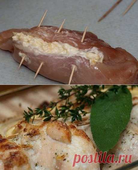 Нежнейшая фаршированная куриная грудка за 40 минут и без заморочек