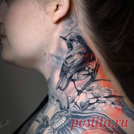 ТАТУ-МАСТЕР MICHAEL CLOUTIER (ЧЕРНО-СЕРАЯ, ЦВЕТНАЯ, РЕАЛИЗМ, ТРЭШ ПОЛЬКА) | Tattoo-Voops | Яндекс Дзен