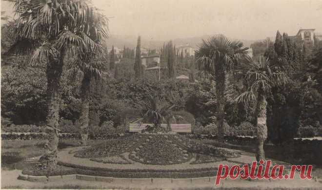 Олька Карлова - КРЫМ. СИМЕИЗ. ПАРК 1950 г.