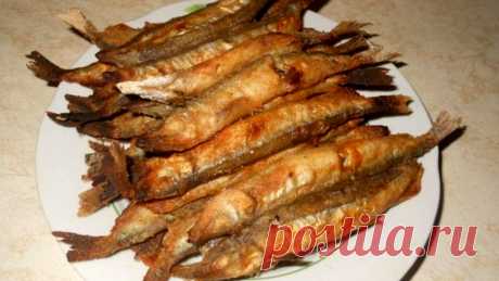Мойва, жареная в духовке. Вкусно, просто, быстро и без гари.