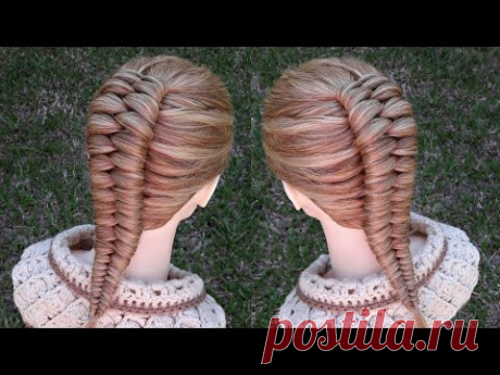 Trenza infinita | peinados fáciles | La reina de las trenzas