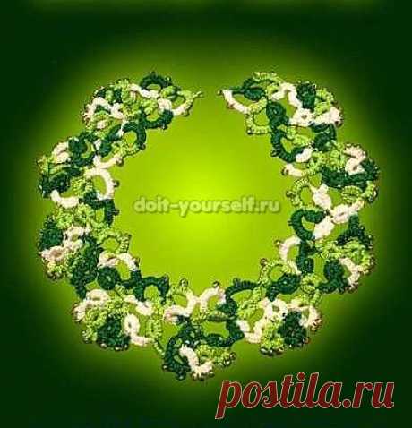 Колье фриволите. Мастер класс