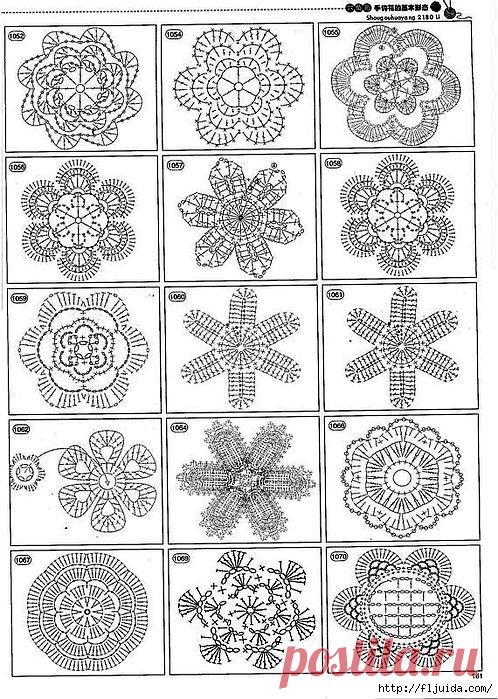 1260 схем для вязания крючком..