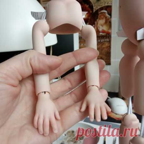 Роспись маслом шарнирной куклы | MaLenaDolls