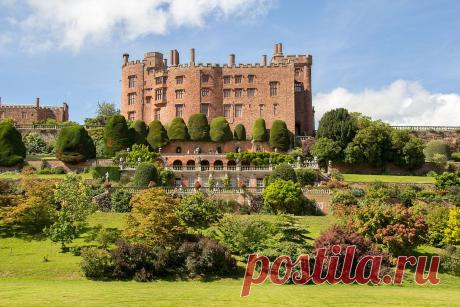 Средневековые замки Уэльса:Поуис(Powis Castle)Часть 1.Экстерьер и интерьер