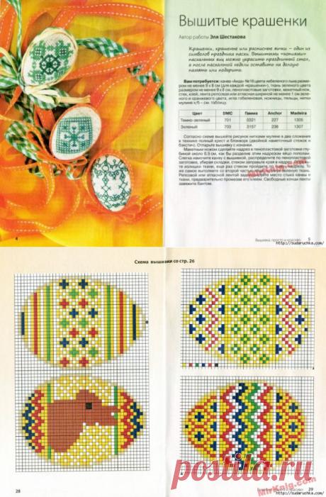 Вышивка и декор с пасхальной тематикой (из интернета, часть 2) / Болталка / Разговоры на любые темы