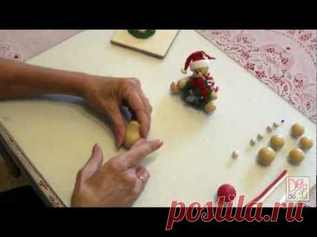Polymer Clay - How to make a Christmas Bear